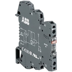 Interface optocoupler relais R600, veerd 230 v ac/dc, output 5-58 vdc/